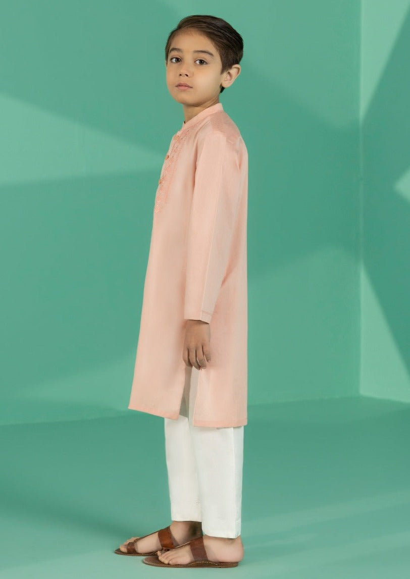 Peach - Boy's Kurta Shalwar