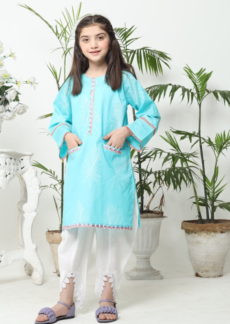Aqua - Girl's Kurta