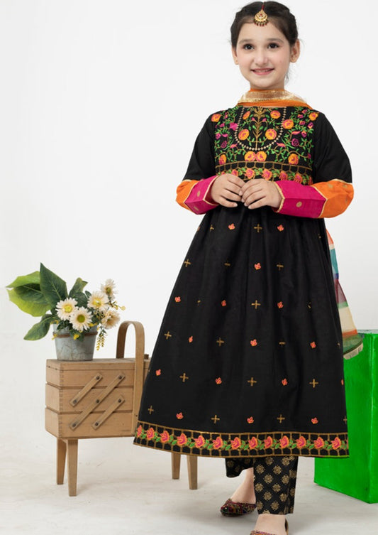 Black - Girl's Dress