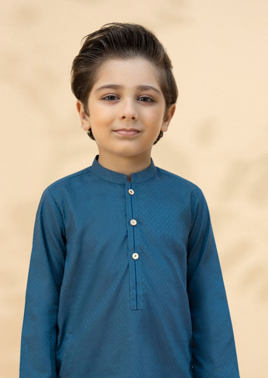 Blue - Boy's Kurta & Shalwar
