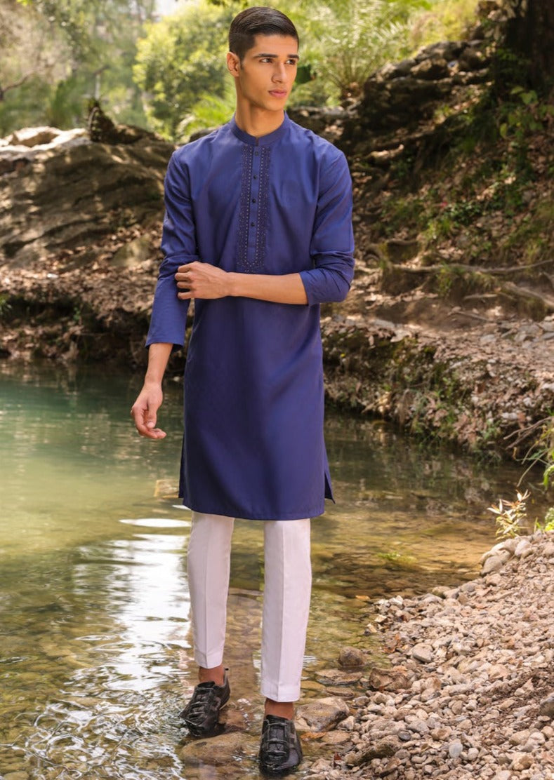 Royal Blue - Teen Boys Kurta