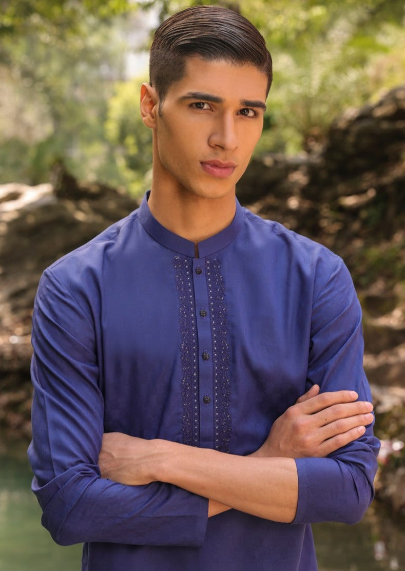 Royal Blue - Teen Boys Kurta