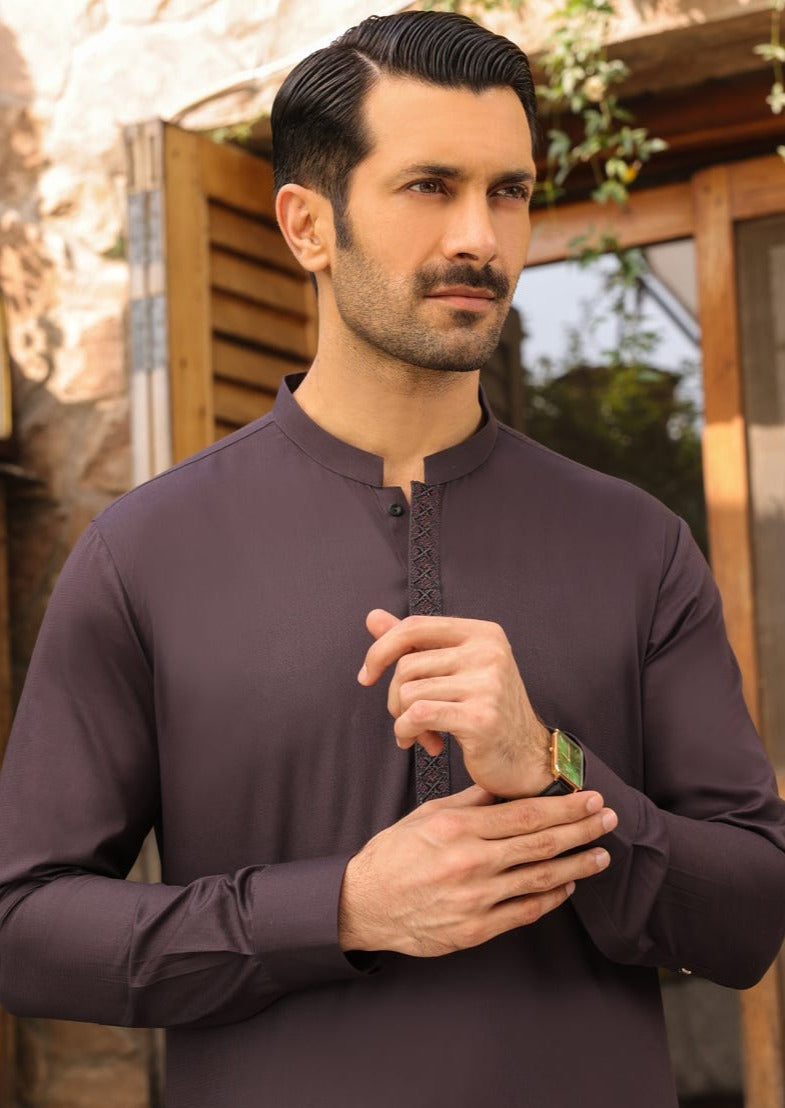 Oak Black - Men's Kameez Shalwar