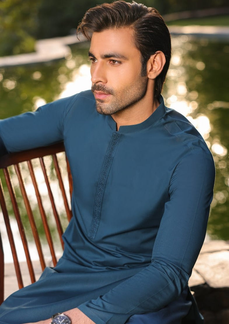 Green - Men's Kameez Shalwar