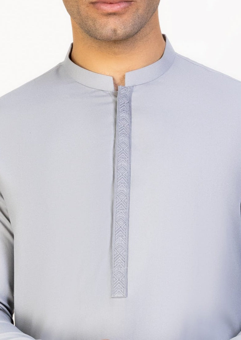 Grey - Men's Kameez Shalwar