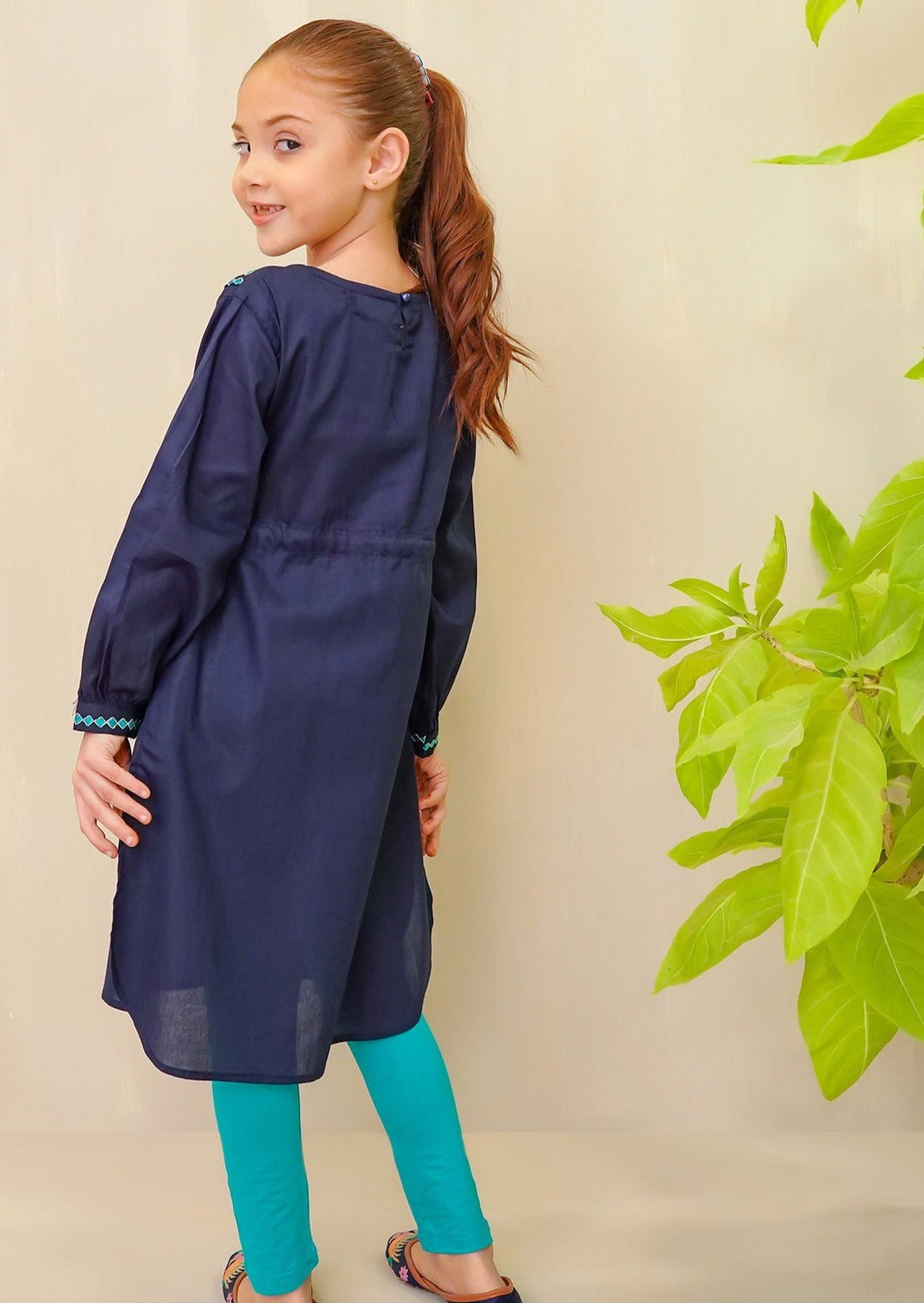 Blue - Girl's Kurta