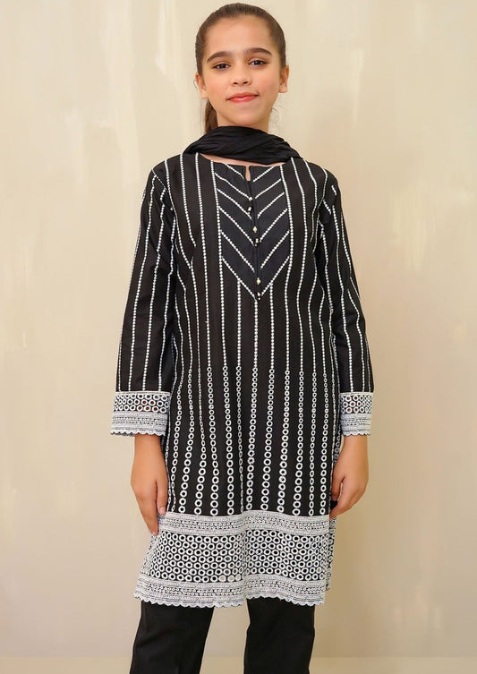 Black - Girl's Dress