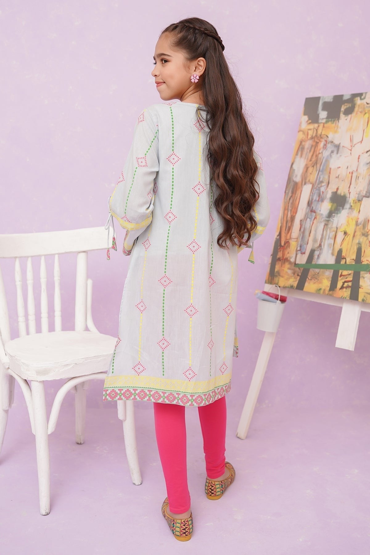 Multi- Girl's Kurta