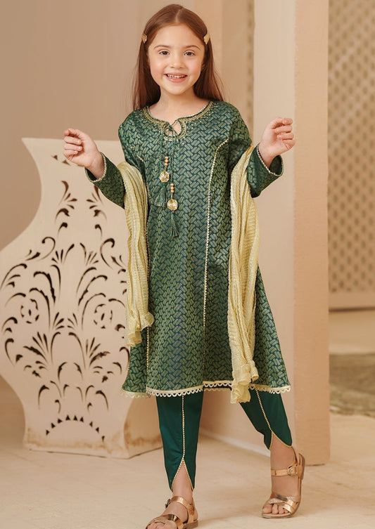 Green - Girl's Dress