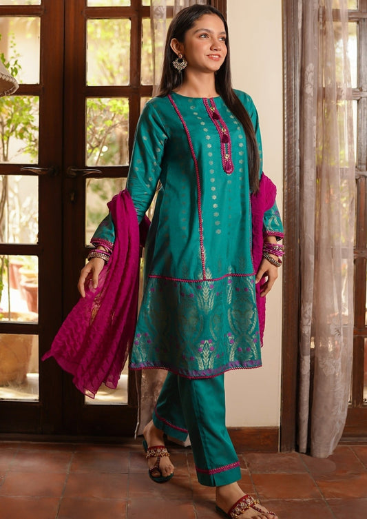 Sea Green - Girl's Dress