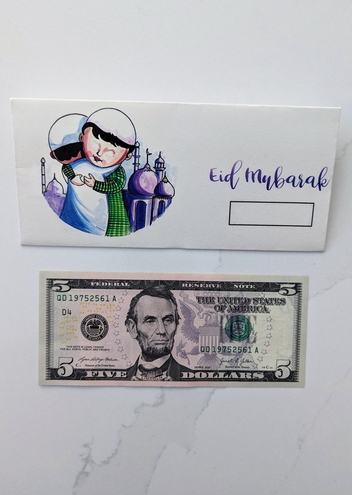 6x Eid Money Envelopes