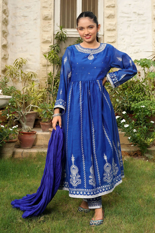 Blue - Girl's Dress