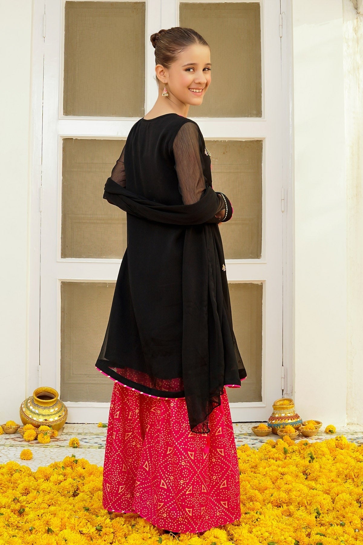 Black - Girl's Dress