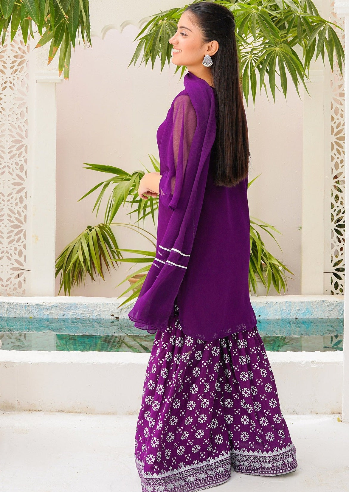 Purple - Girl's Dress