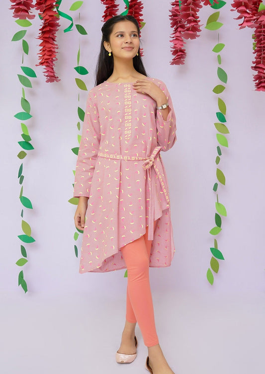 Pink - Girl's Kurta