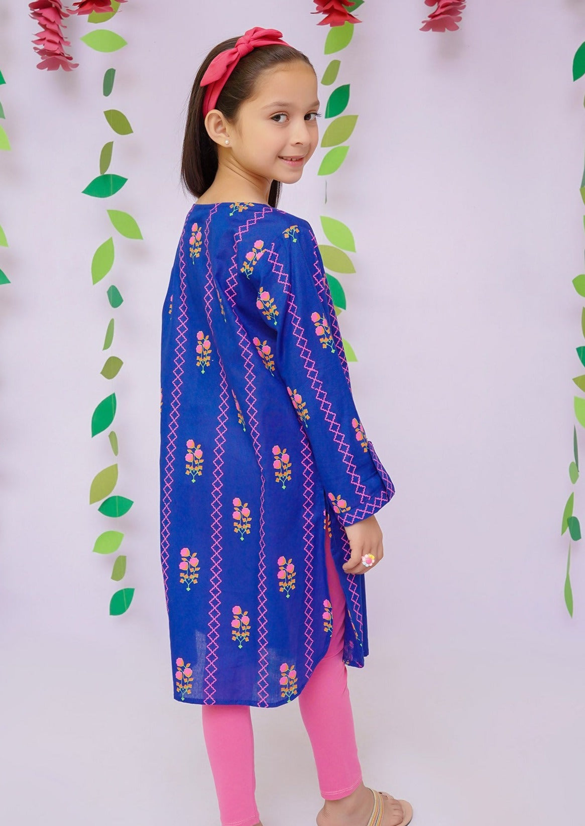 Royal Blue - Girl's Kurta