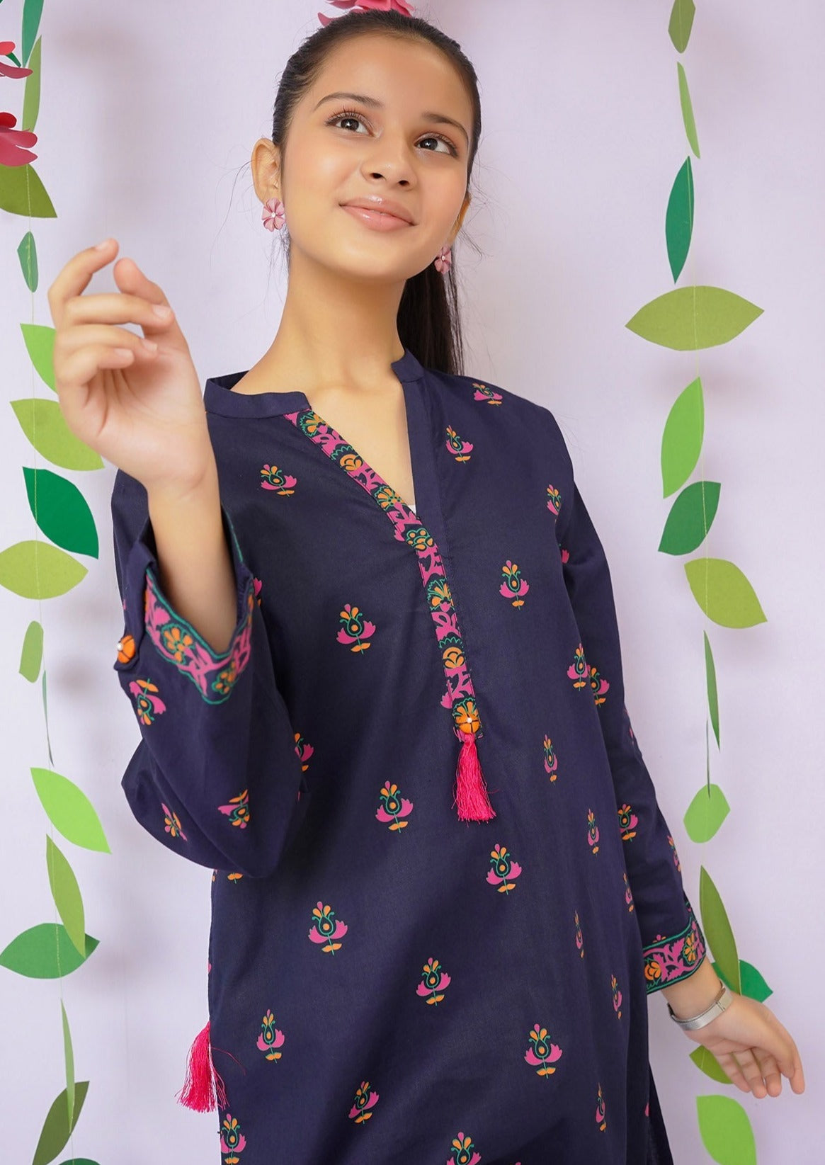Blue - Girl's Kurta