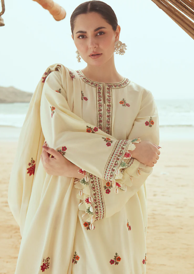 Cream - Women's Dress