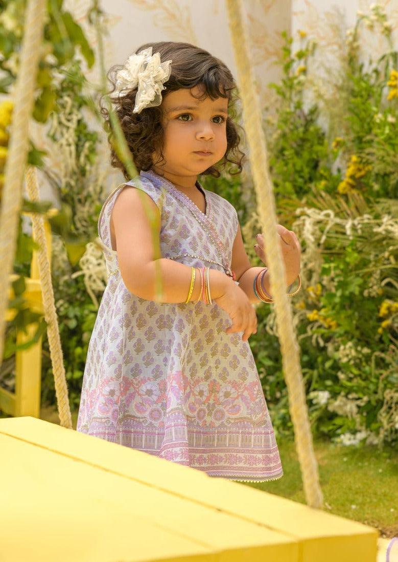 Grey - Infant Girl's Dress