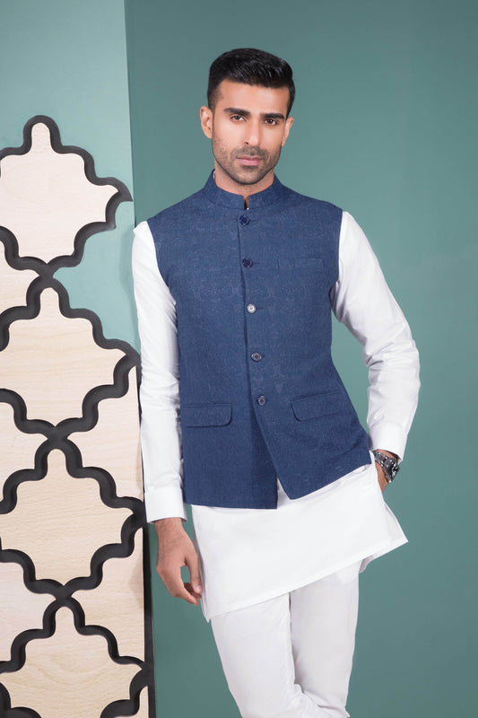 Blue - Waistcoat - Depth of the sea