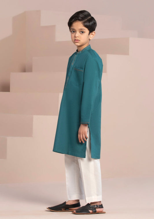 Teal - Boy's Kurta & Shalwar