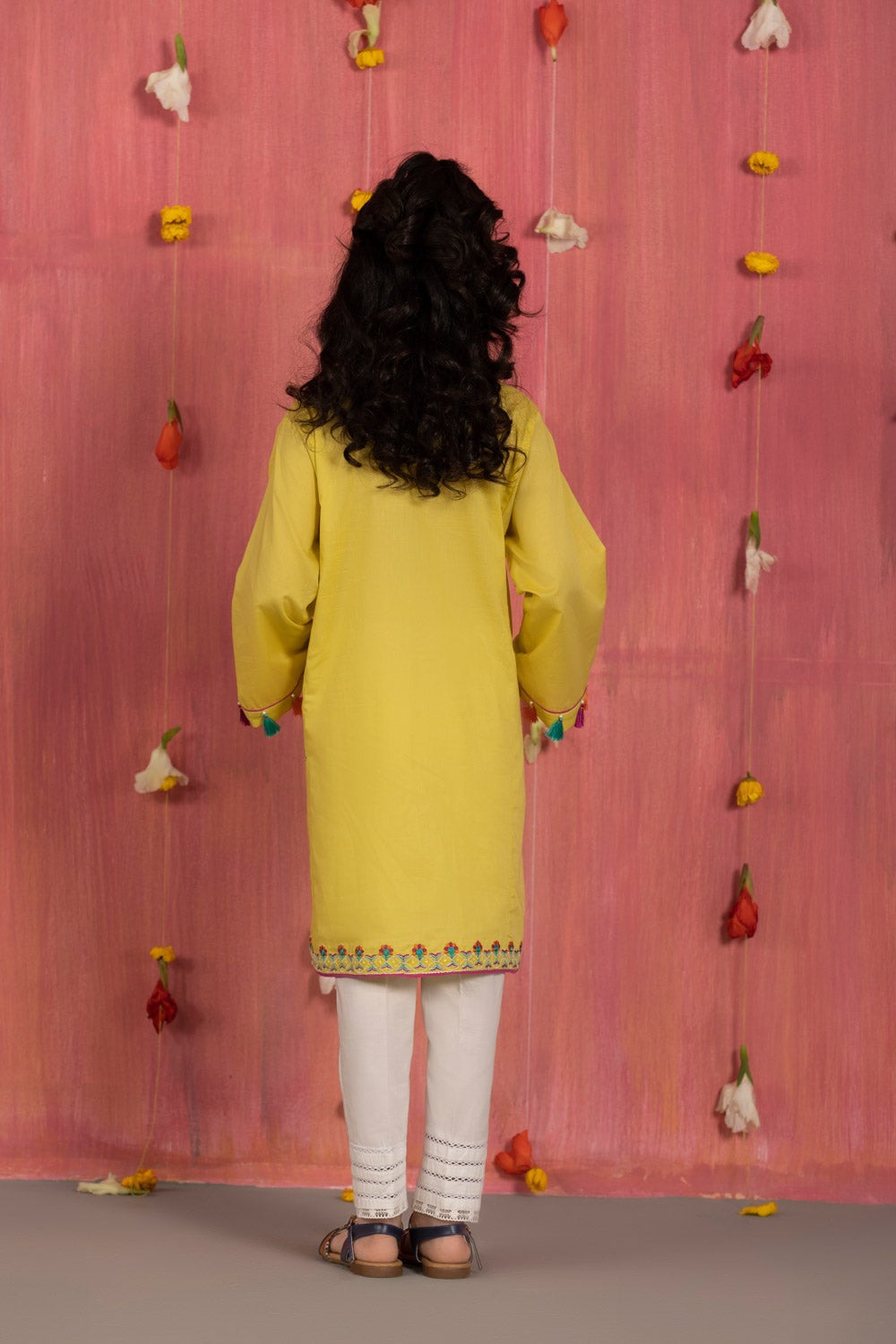 Green - Girls Kurta