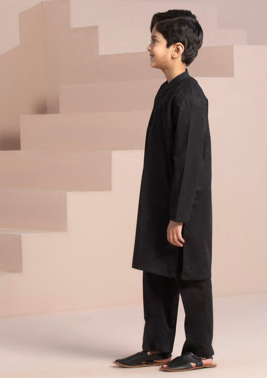 Black - Boy's Kurta Shalwar