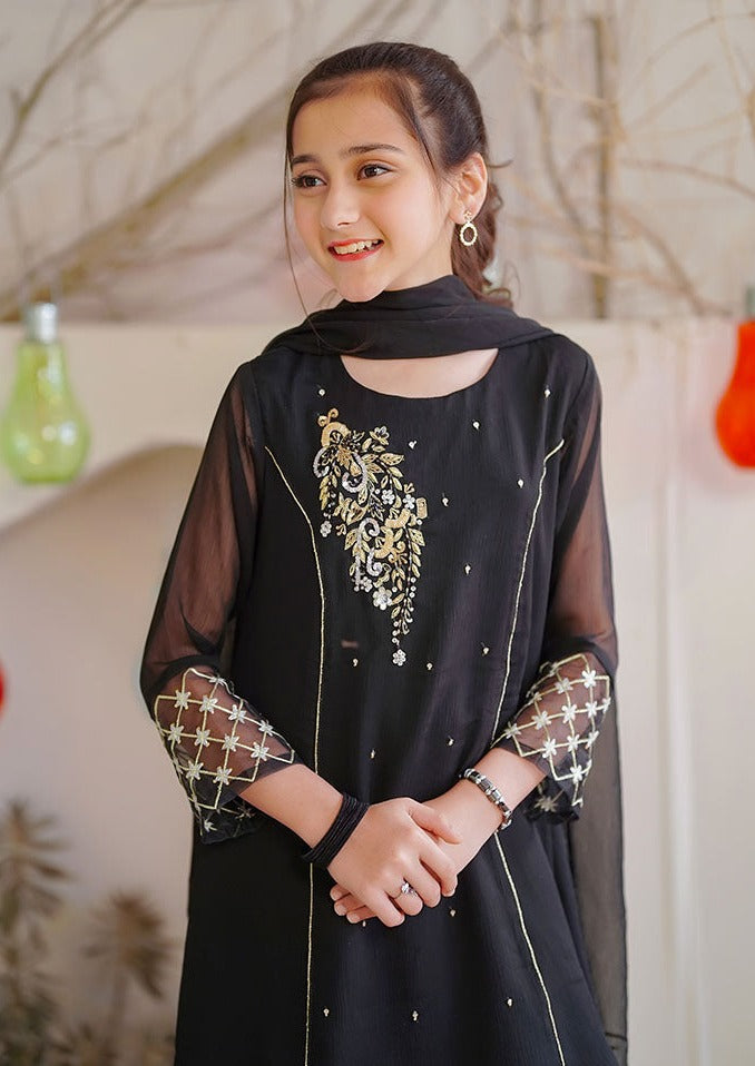 Black - Girl's Dress