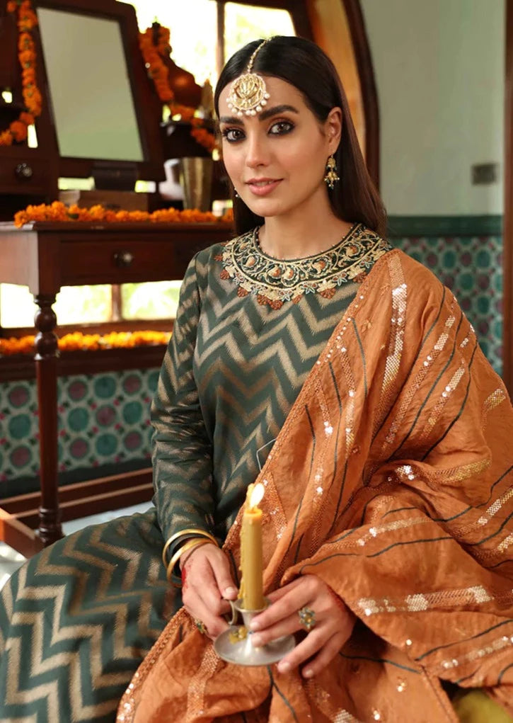 Green & Orange - Women's Dress