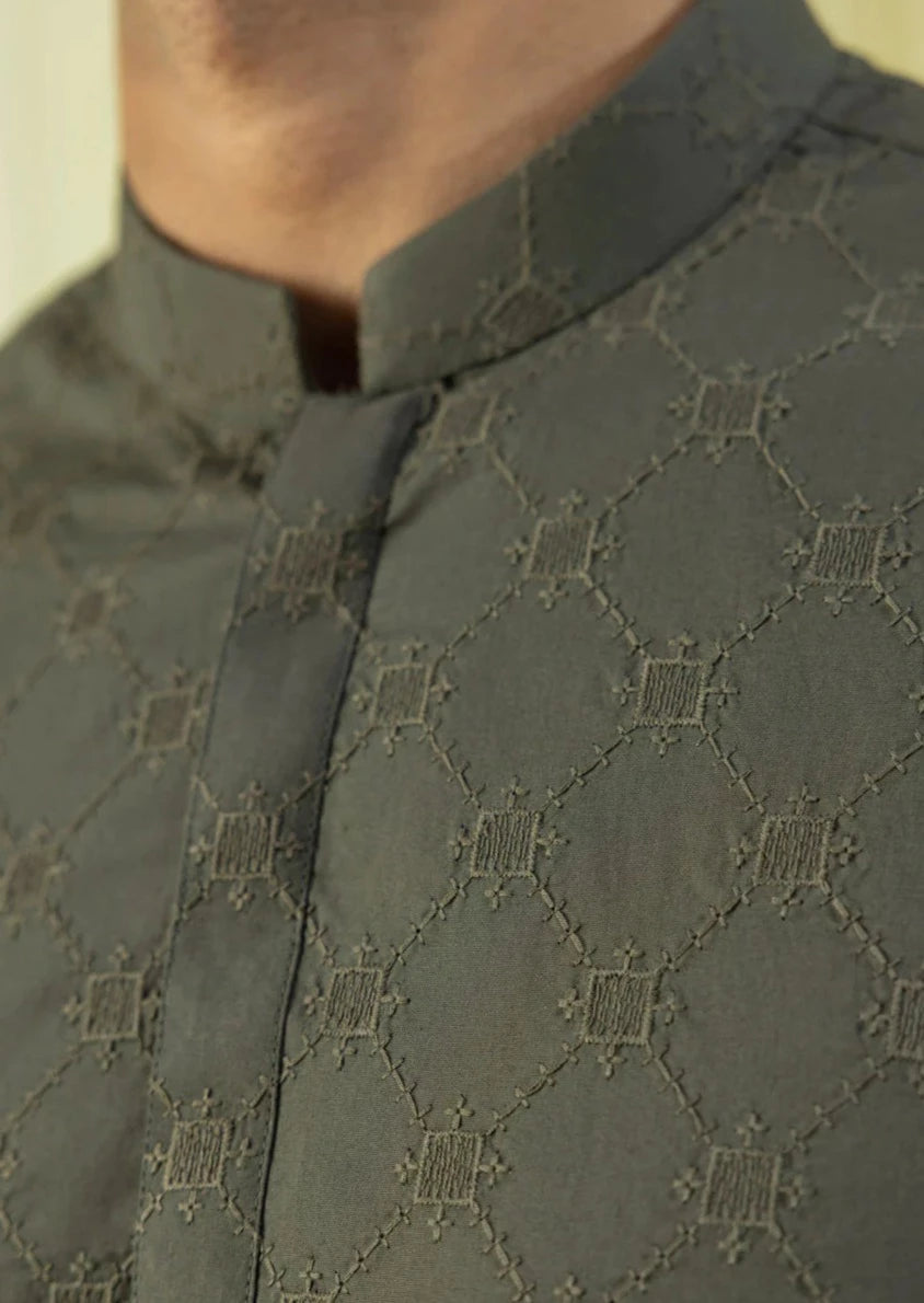 Olive - Men's Kurta Pajama