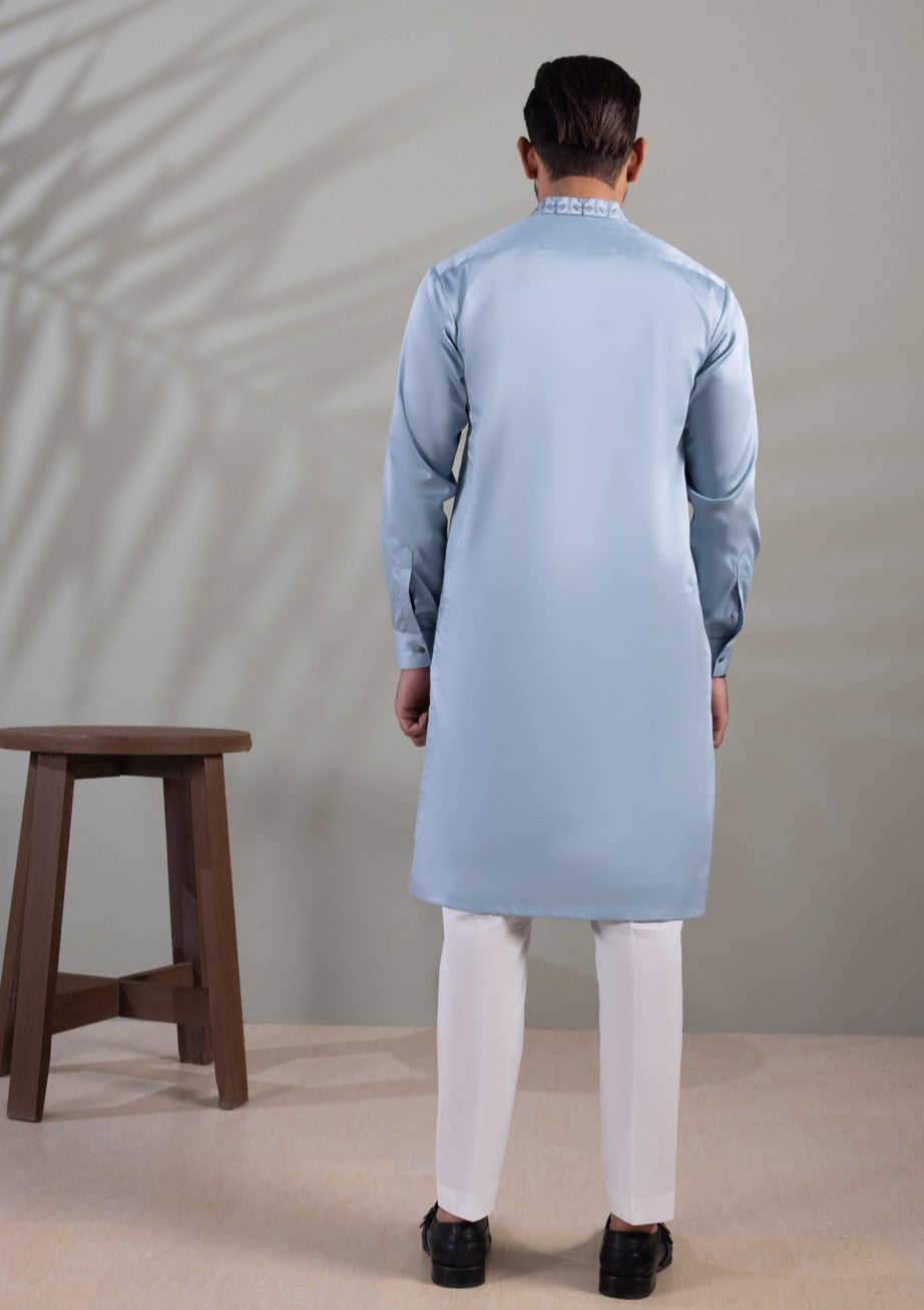 Light Blue - Men's Kurta