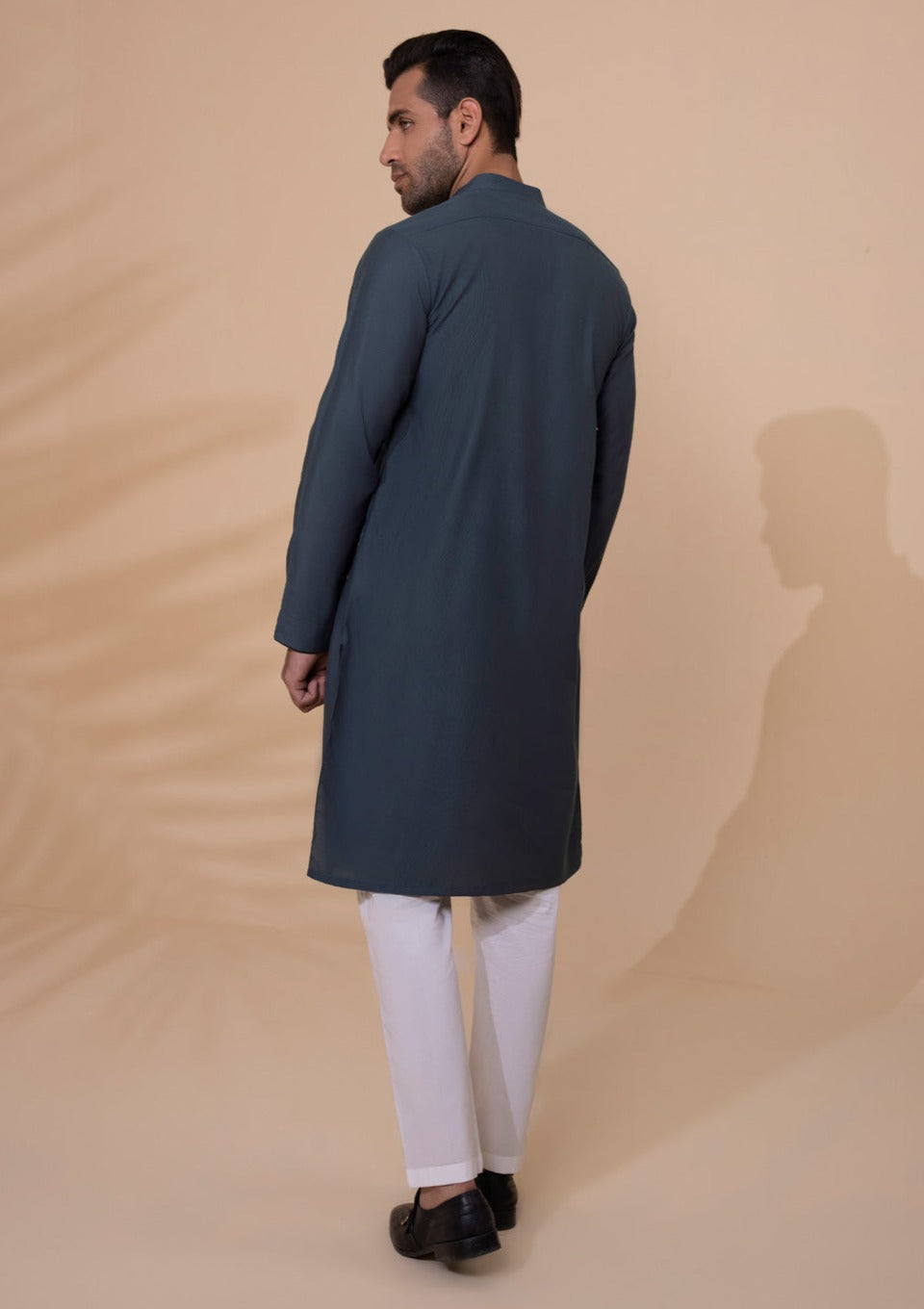 Grey - Men's Kurta