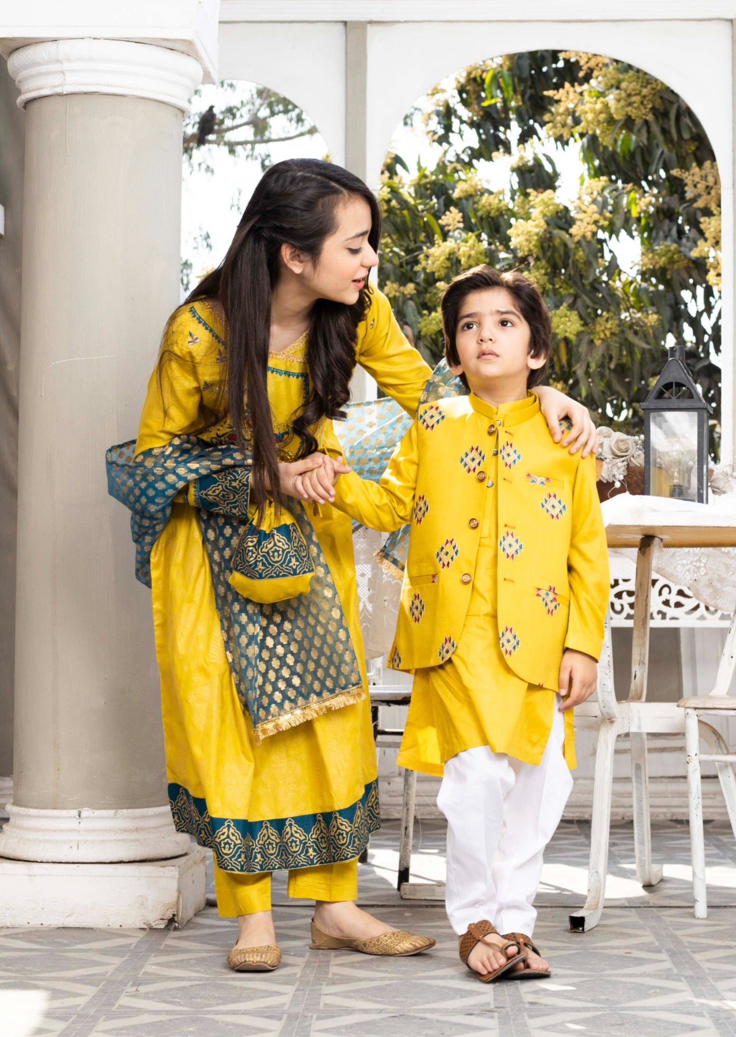 Lemon Yellow - Girl's Dress