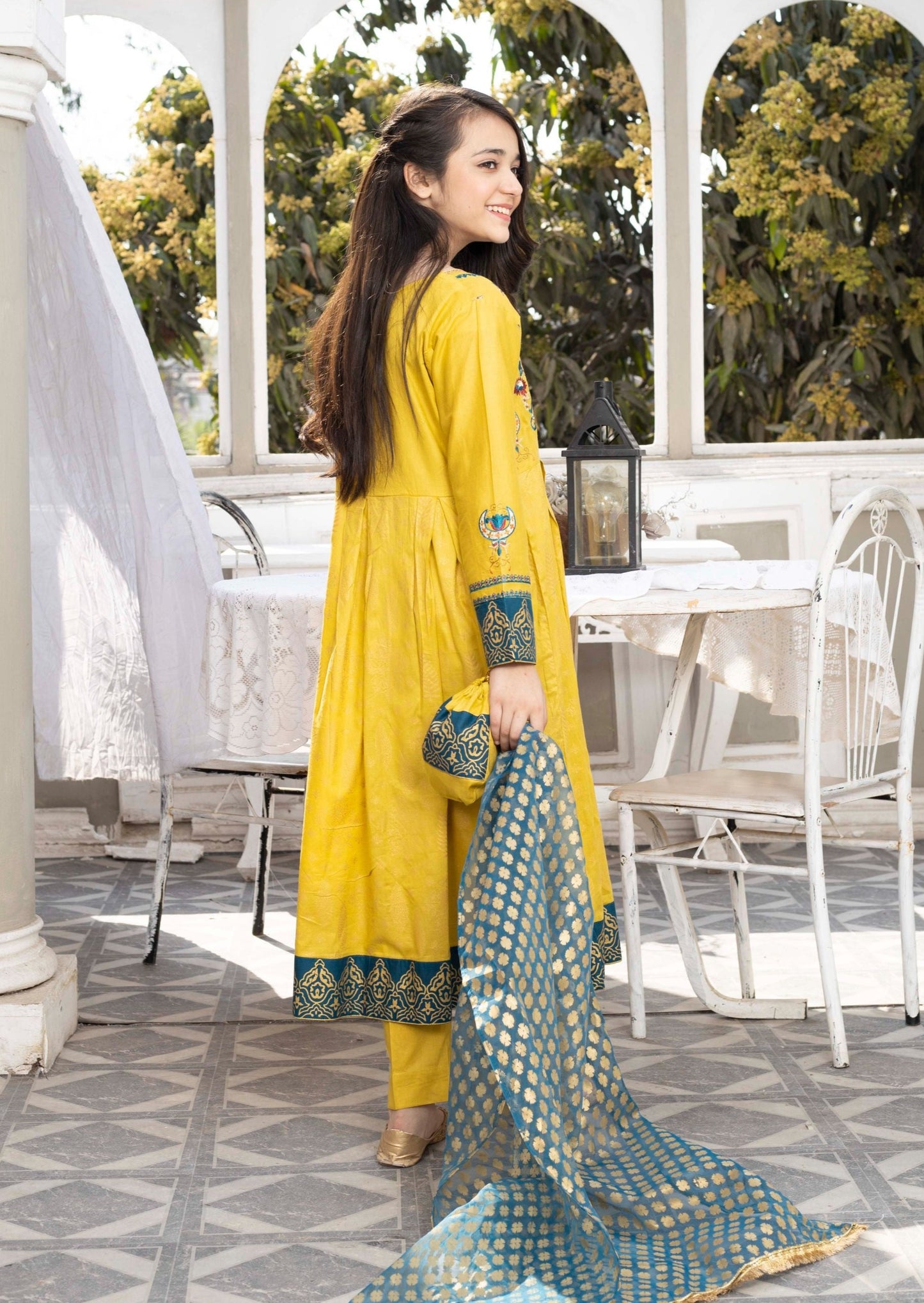 Lemon Yellow - Girl's Dress