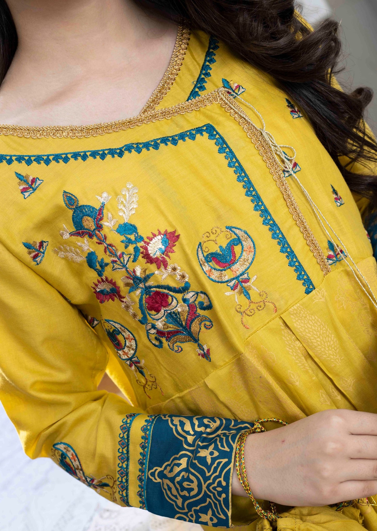 Lemon Yellow - Girl's Dress