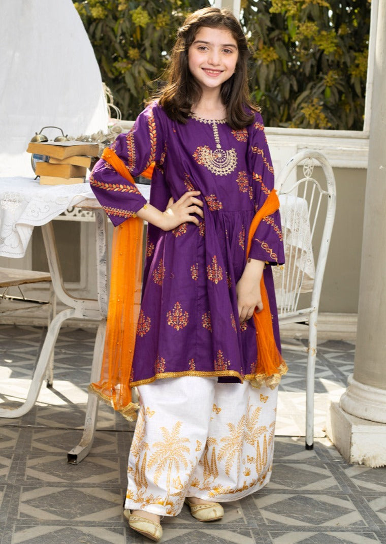 Purple - Girl's Dress