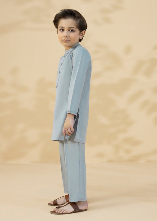Grey - Boy's Kurta & Shalwar