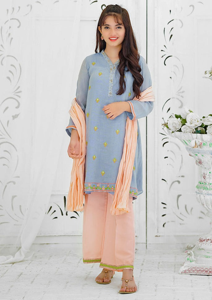 Blue - Girl's Dress