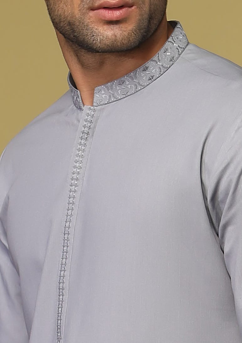 Grey - Men's Kameez Shalwar