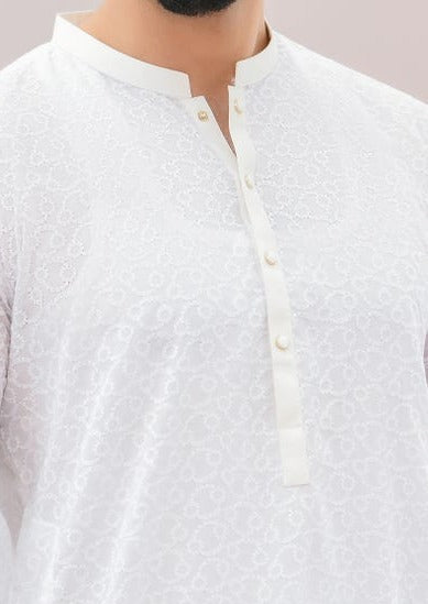 White- Men's Kurta