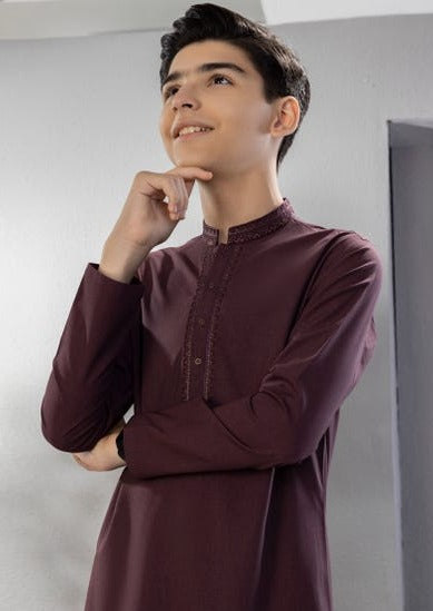 Mauve - Boys Kameez Shalwar