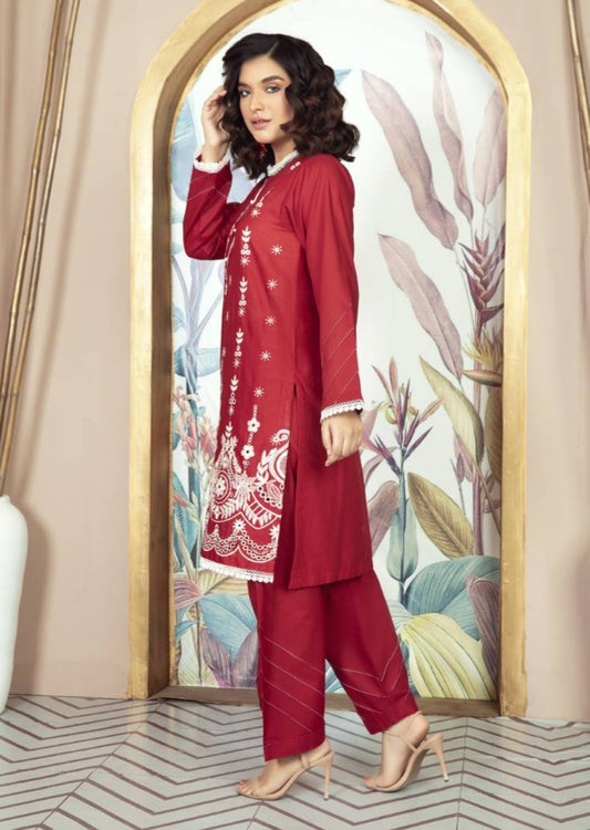 Reddish Maroon - Women's Dress