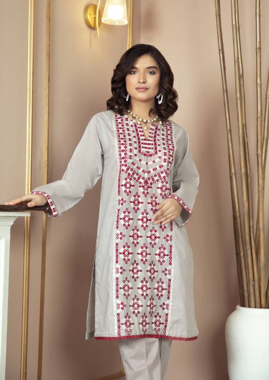 Grey - Women's Dress