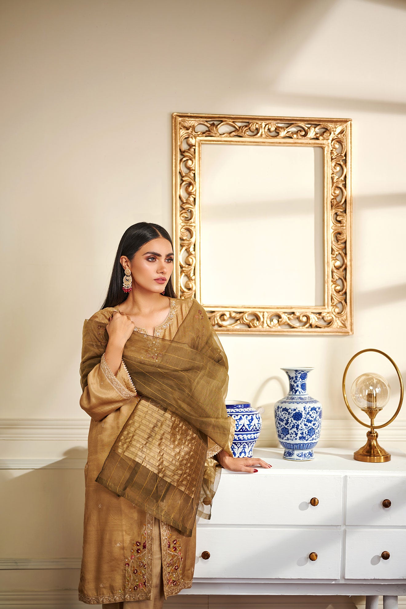 Beige : Women's Dress