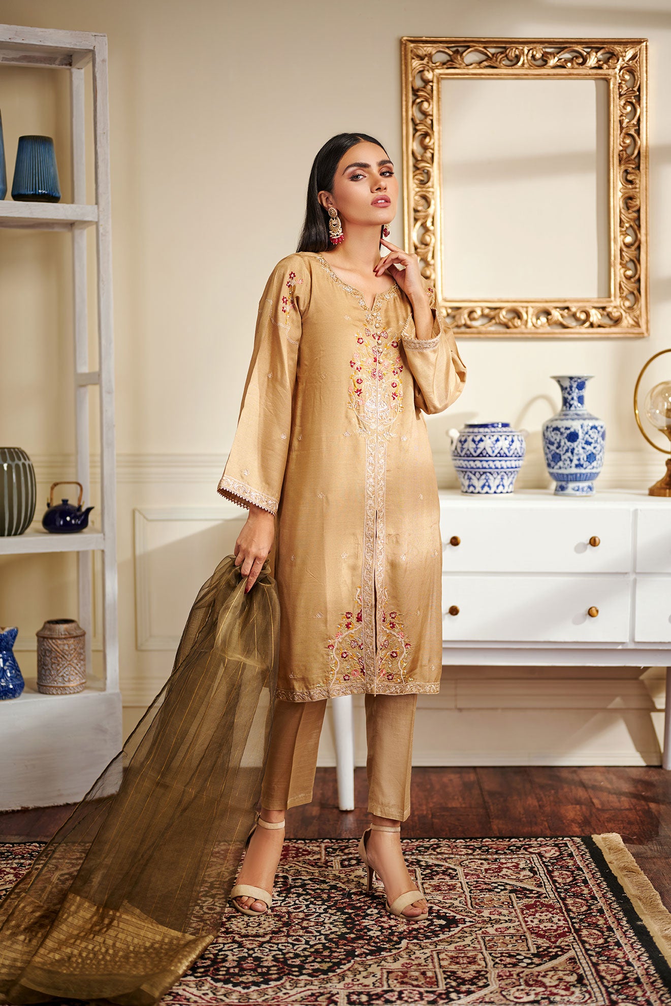 Beige : Women's Dress