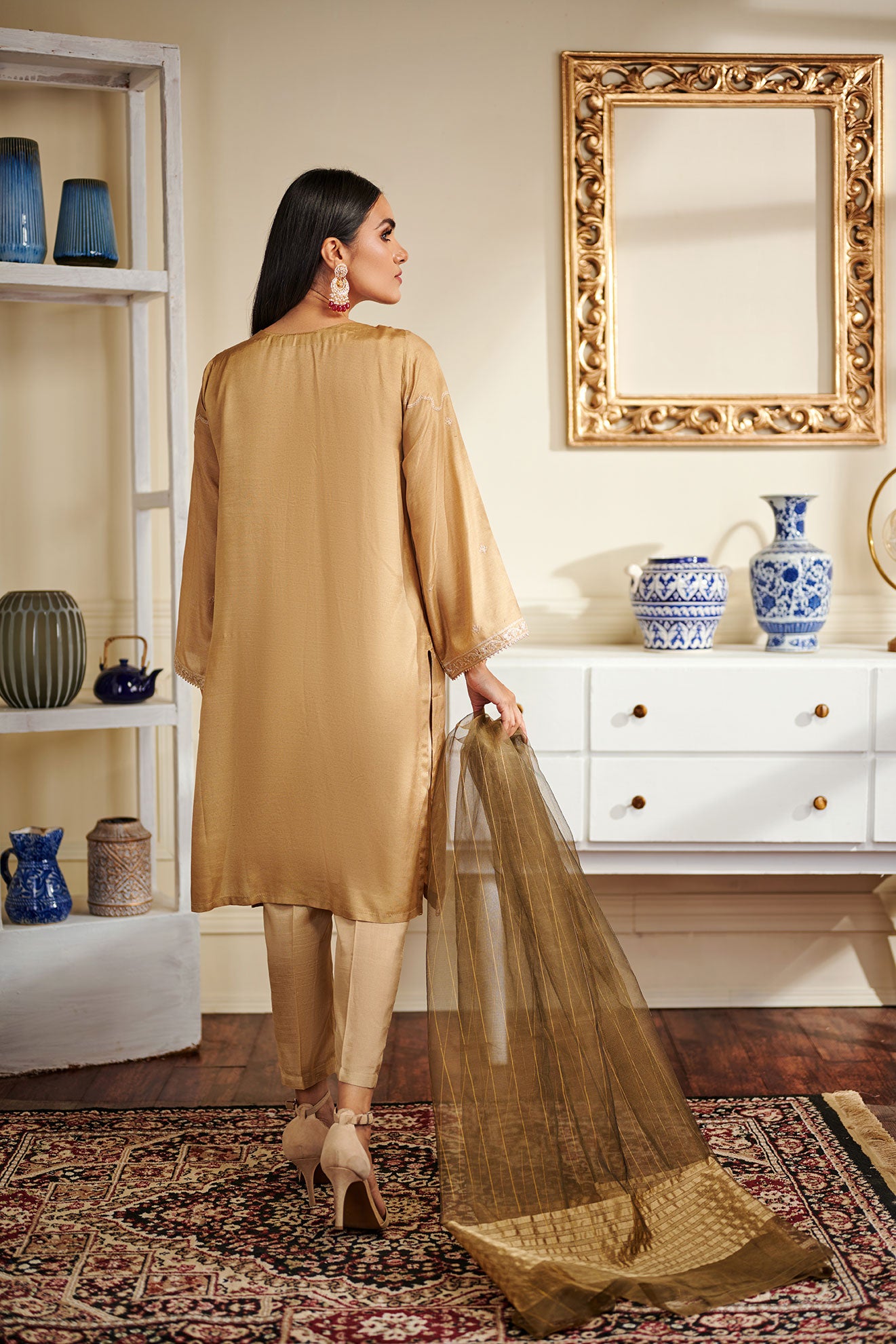Beige : Women's Dress