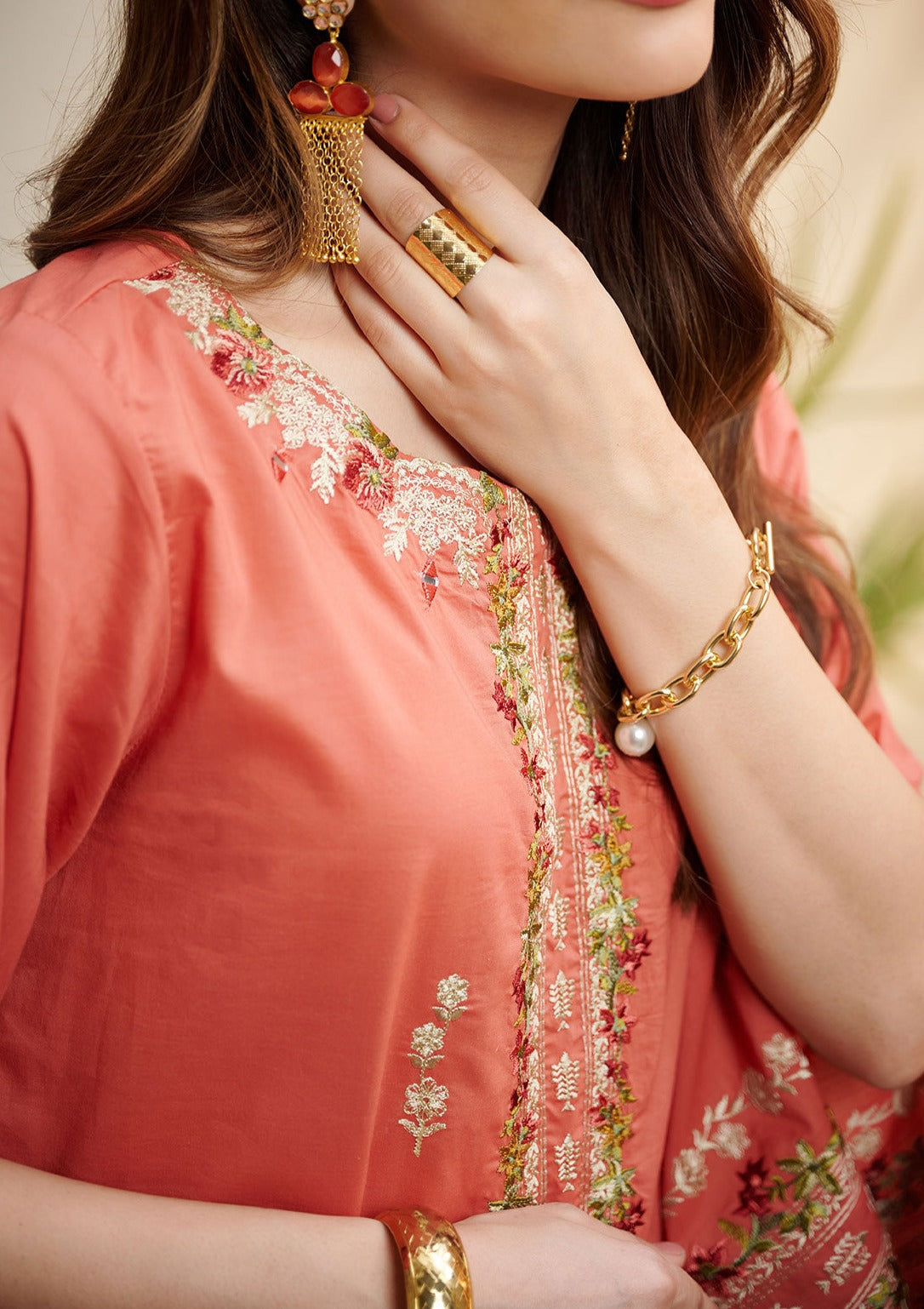 Orange - Women's Dress - DC-2043