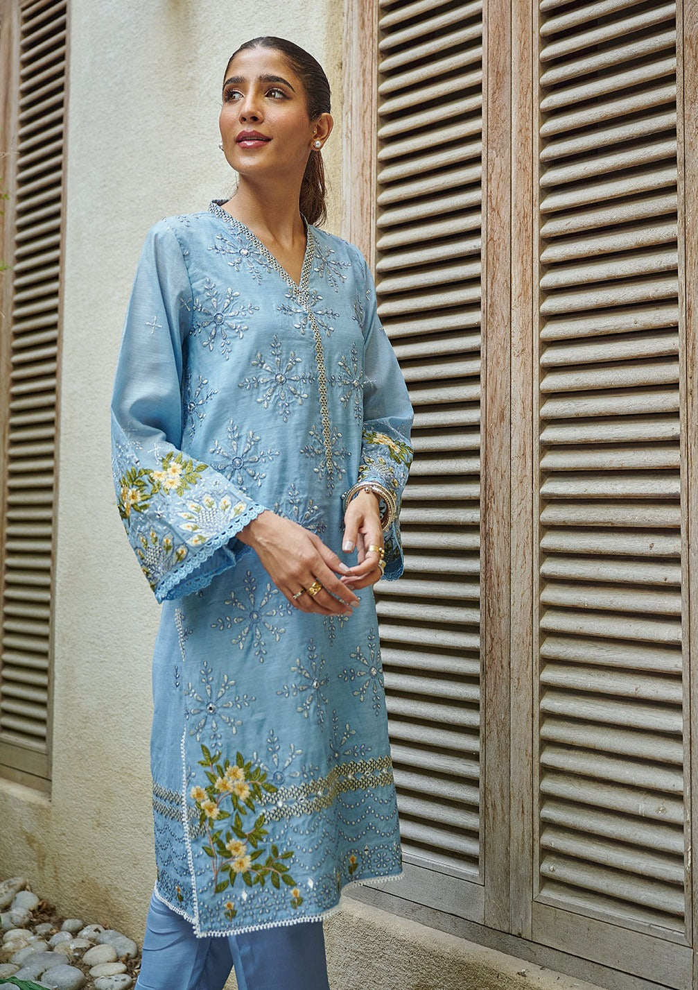 Teal Blue - Women's Dress - DC-2055