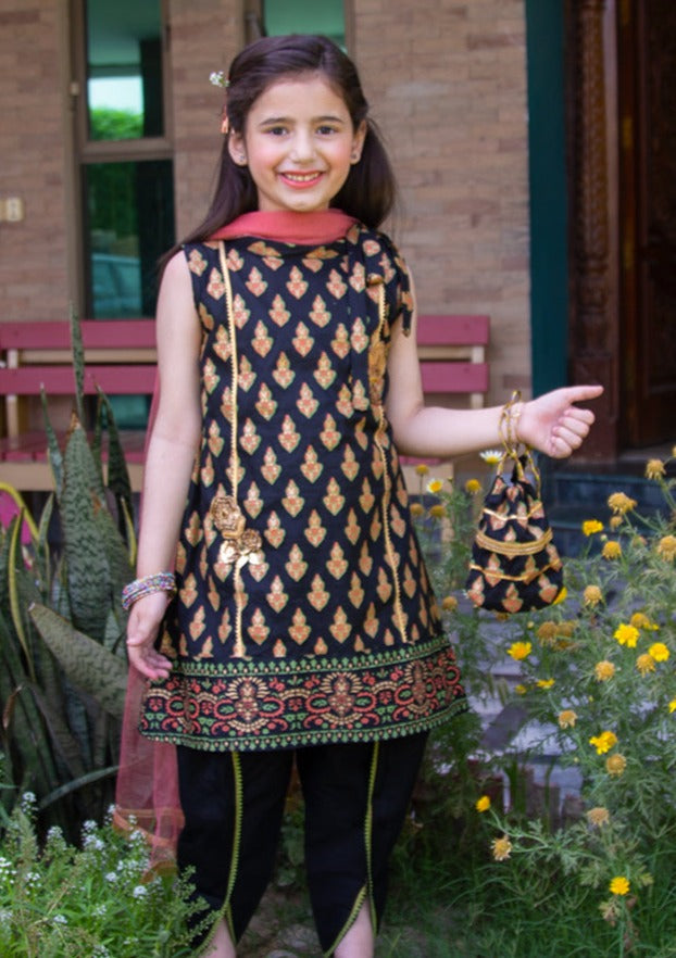 Black - Girl's Dress