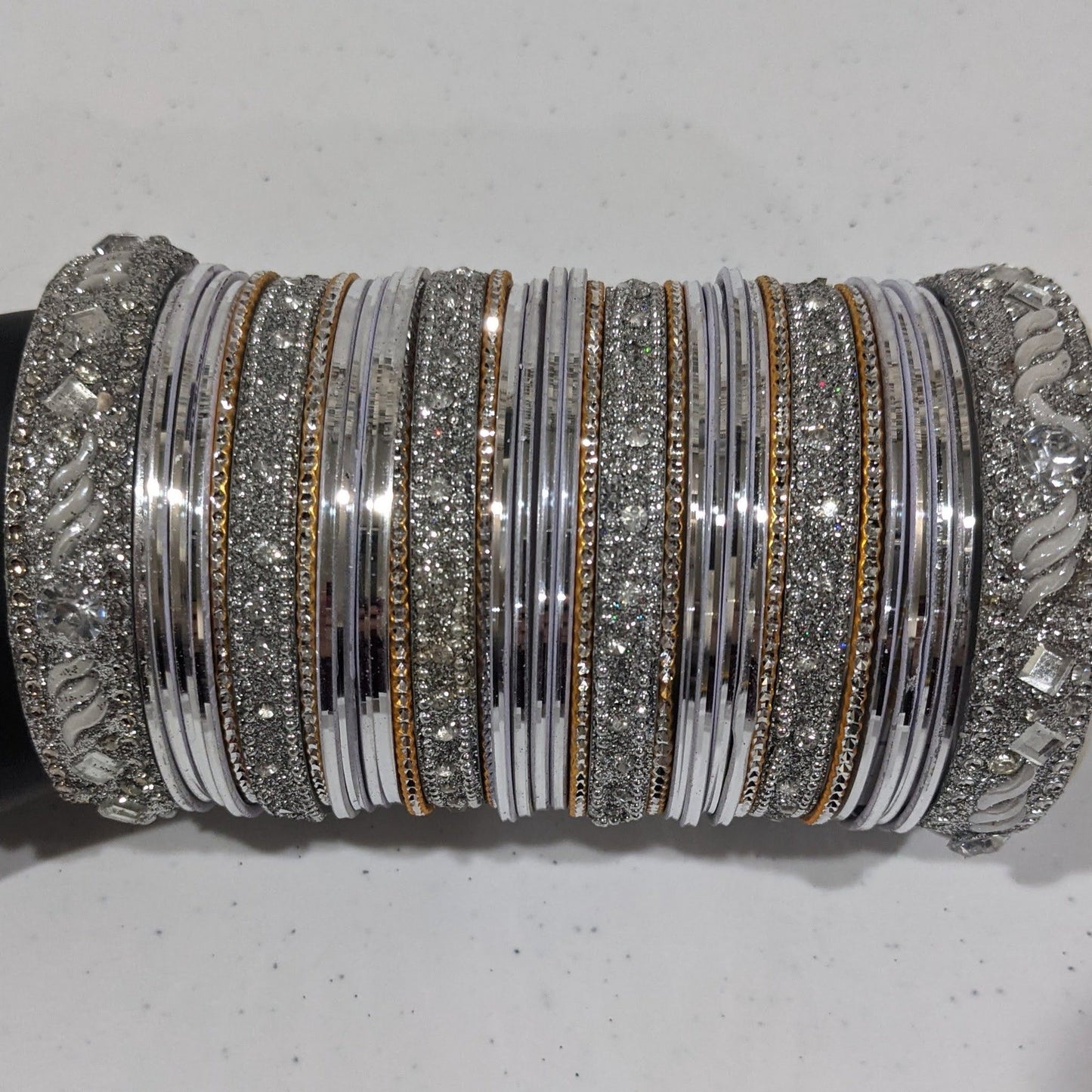 Bangles Large Set : Silver